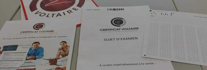 certification Voltaire